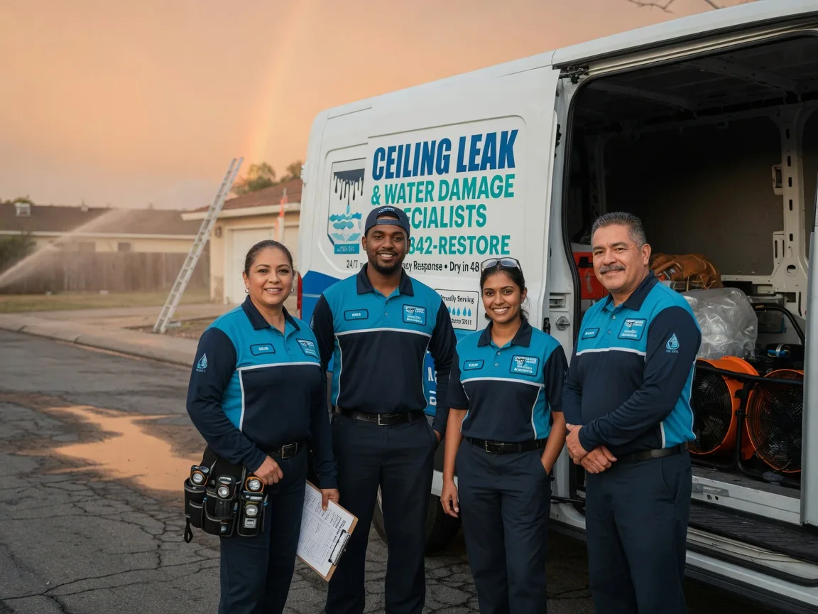 Ceiling Leak Cleanup company in New Plymouth, OH