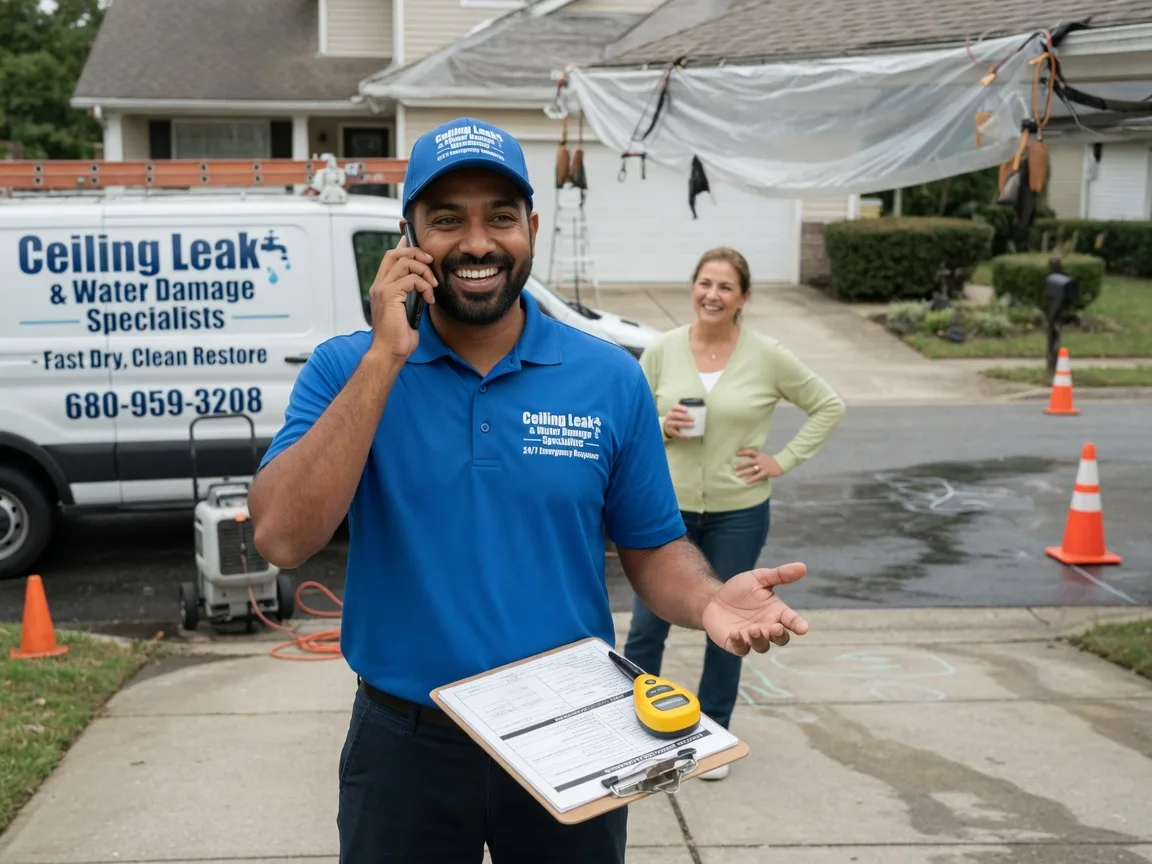 Ceiling Leak Cleanup New Plymouth, OH FAQs